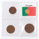 PORTAGALLO set composta da 20 - 50 centavos - 1 Escudo MB